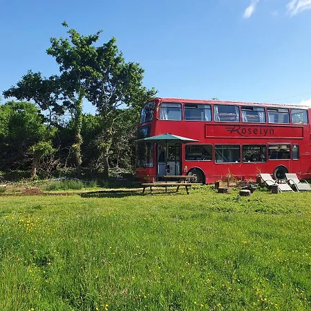 Double Decker Bus On An Alpaca Farm Sleeps 8, 5 Mins Drive To Dartmoor Villa Bovey Tracey Exterior photo